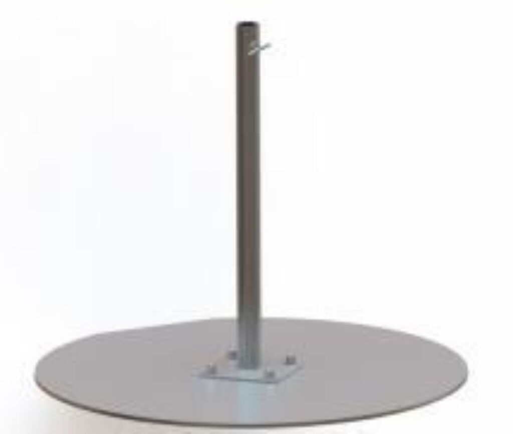 platte ronde parasolvoet